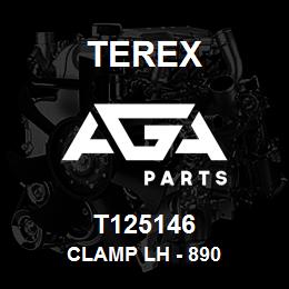 T125146 Terex CLAMP LH - 890 | AGA Parts