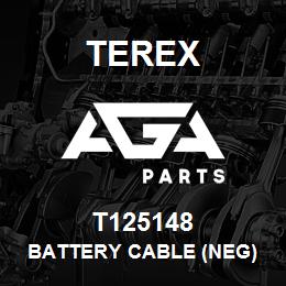 T125148 Terex BATTERY CABLE (NEG) - BATTERY TO ISOLATOR | AGA Parts