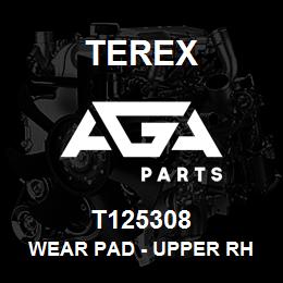 T125308 Terex WEAR PAD - UPPER RH | AGA Parts