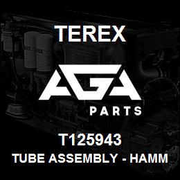 T125943 Terex TUBE ASSEMBLY - HAMMER RETURN | AGA Parts