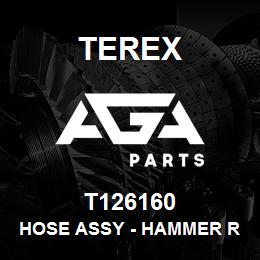 T126160 Terex HOSE ASSY - HAMMER RETURN | AGA Parts