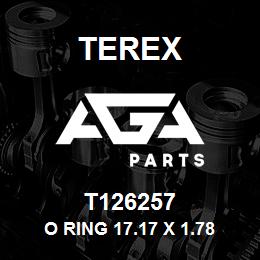 T126257 Terex O RING 17.17 X 1.78 | AGA Parts