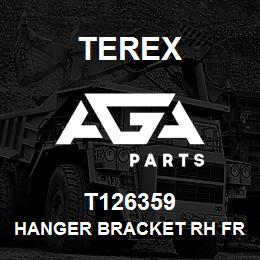 T126359 Terex HANGER BRACKET RH FRONT | AGA Parts