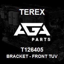 T126405 Terex BRACKET - FRONT TUV PLATE | AGA Parts