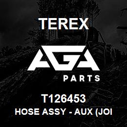 T126453 Terex HOSE ASSY - AUX (JOINT TO VALVE) | AGA Parts