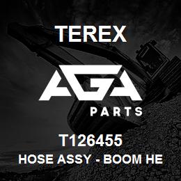 T126455 Terex HOSE ASSY - BOOM HE (JOINT TO VALVE) | AGA Parts