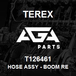 T126461 Terex HOSE ASSY - BOOM RE (JOINT TO VALVE) | AGA Parts