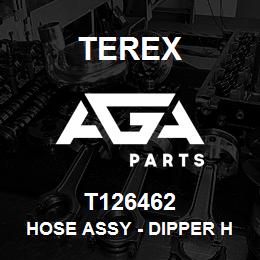 T126462 Terex HOSE ASSY - DIPPER HE (JOINT TO VALVE) | AGA Parts