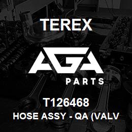 T126468 Terex HOSE ASSY - QA (VALVE SIDE) | AGA Parts