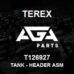 T126927 Terex TANK - HEADER ASM | AGA Parts