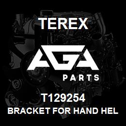 T129254 Terex BRACKET FOR HAND HELD HYDRAULICS VALVE | AGA Parts