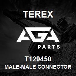 T129450 Terex MALE-MALE CONNECTOR 1BSP TO 1-1/16JIC | AGA Parts