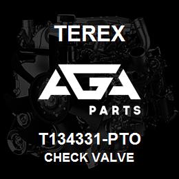 T134331-PTO Terex CHECK VALVE | AGA Parts