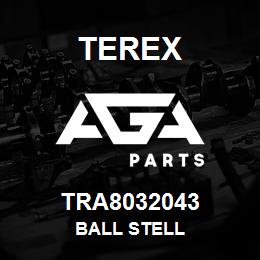 TRA8032043 Terex BALL STELL | AGA Parts