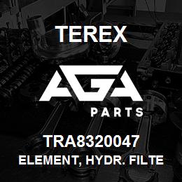 TRA8320047 Terex ELEMENT, HYDR. FILTER | AGA Parts