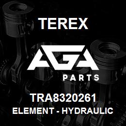 TRA8320261 Terex ELEMENT - HYDRAULIC FILTER | AGA Parts