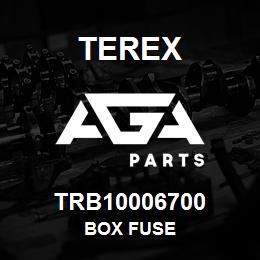 TRB10006700 Terex BOX FUSE | AGA Parts