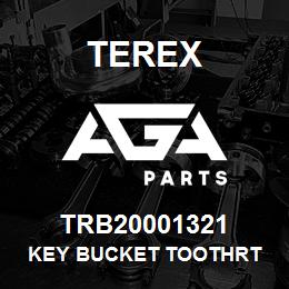 TRB20001321 Terex KEY BUCKET TOOTHRT | AGA Parts