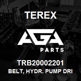 TRB20002201 Terex BELT, HYDR. PUMP DRIVE | AGA Parts