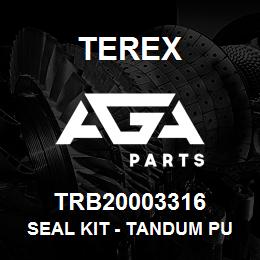 TRB20003316 Terex SEAL KIT - TANDUM PUMP | AGA Parts