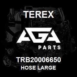 TRB20006650 Terex HOSE LARGE | AGA Parts