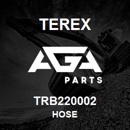 TRB220002 Terex HOSE | AGA Parts