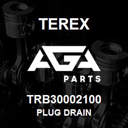 TRB30002100 Terex PLUG DRAIN | AGA Parts