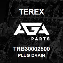 TRB30002500 Terex PLUG DRAIN | AGA Parts