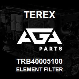 TRB40005100 Terex ELEMENT FILTER | AGA Parts