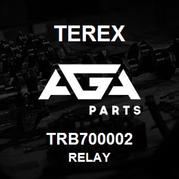 TRB700002 Terex RELAY | AGA Parts