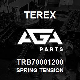 TRB70001200 Terex SPRING TENSION | AGA Parts