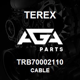 TRB70002110 Terex CABLE | AGA Parts