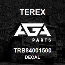 TRB84001500 Terex DECAL | AGA Parts