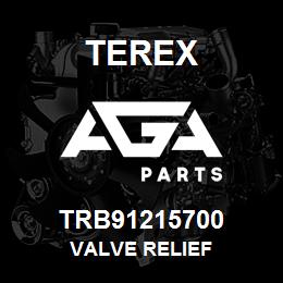 TRB91215700 Terex VALVE RELIEF | AGA Parts