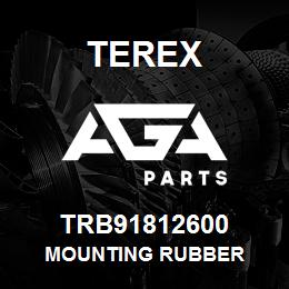 TRB91812600 Terex MOUNTING RUBBER | AGA Parts