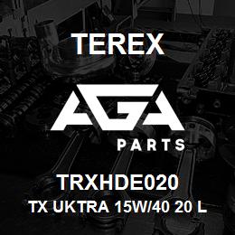 TRXHDE020 Terex TX UKTRA 15W/40 20 LITRE DRUM | AGA Parts