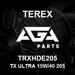 TRXHDE205 Terex TX ULTRA 15W/40 205 LITRE BARREL | AGA Parts