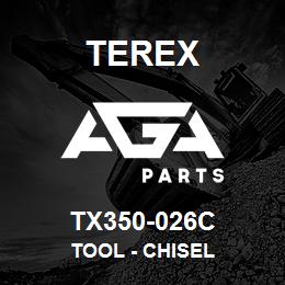 TX350-026C Terex TOOL - CHISEL | AGA Parts