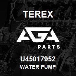 U45017952 Terex WATER PUMP | AGA Parts