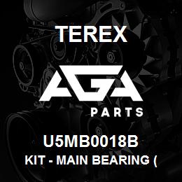 U5MB0018B Terex KIT - MAIN BEARING (+)0.020 | AGA Parts