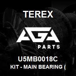 U5MB0018C Terex KIT - MAIN BEARING (+)0.030 | AGA Parts