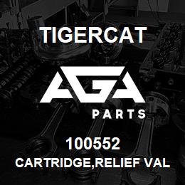 100552 Tigercat CARTRIDGE,RELIEF VALVE | AGA Parts