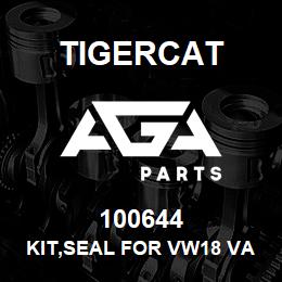 100644 Tigercat KIT,SEAL FOR VW18 VALVE | AGA Parts