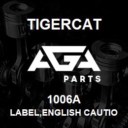 1006A Tigercat LABEL,ENGLISH CAUTION PRESSURIZED TANK | AGA Parts