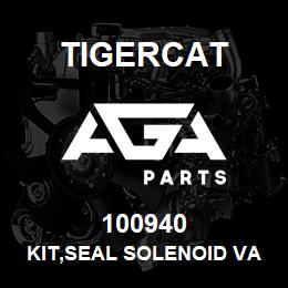 100940 Tigercat KIT,SEAL SOLENOID VALVE | AGA Parts