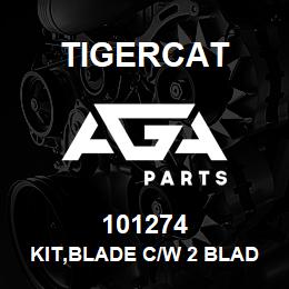 101274 Tigercat KIT,BLADE C/W 2 BLADES | AGA Parts