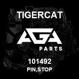 101492 Tigercat PIN,STOP | AGA Parts