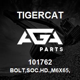 101762 Tigercat BOLT,SOC.HD.,M6X65, GR. 8.8 | AGA Parts