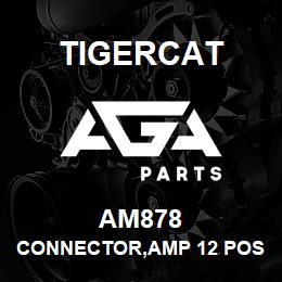 AM878 Tigercat CONNECTOR,AMP 12 POSITION JPT PLUG | AGA Parts