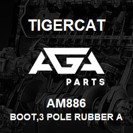 AM886 Tigercat BOOT,3 POLE RUBBER AMP JR | AGA Parts